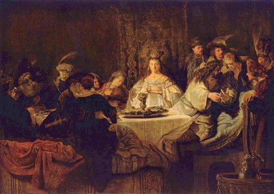 サムソンの結婚式 作： Rembrandt van Rijn